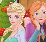 Frozen Sisters Christmas Day